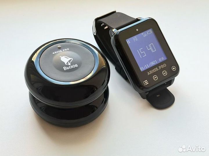 Кнопка вызова и часы персонала. Премиум качество