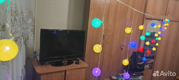 Гирлянда штора 3 м на 40 см шар Led