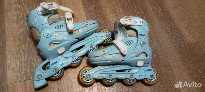 Роликовые коньки детские раздвижные