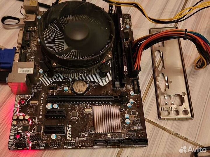 MSI H110M PRO-VD plus + i3 6100