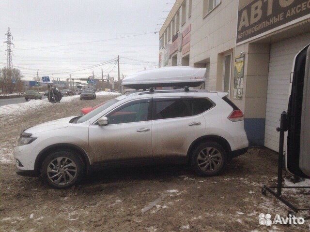 Автобокс Yuago Avatar белый мат. 480л