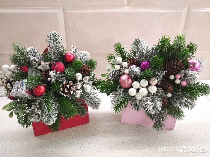 Букет новогодний
