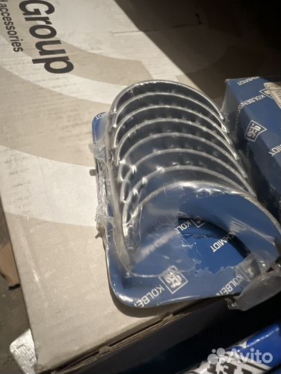 Вкладыши шатун m611 m646 0.25