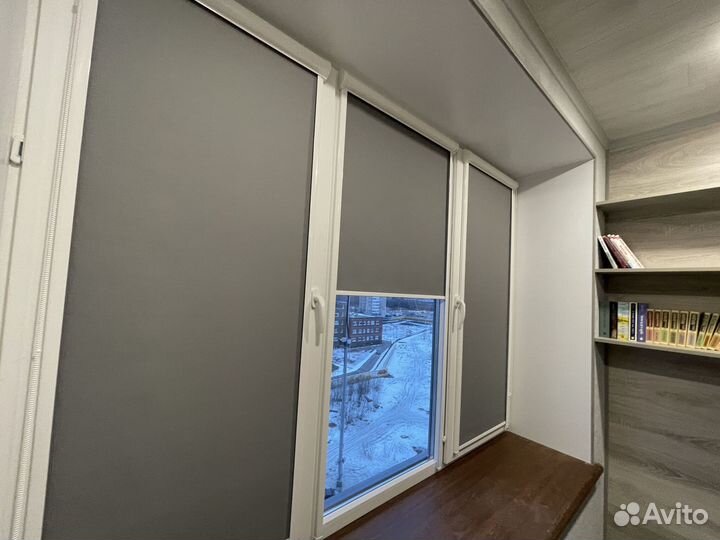 Рулонные кассетные шторы