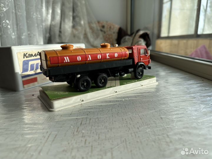 Модель СССР камаз 53212 молоко 1984 г