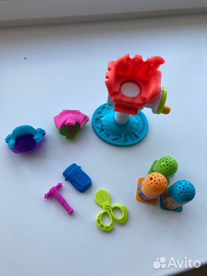 Набор парикмахерская play doh + бонус мороженое