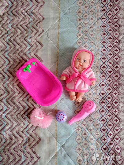 Игровой набор для купания/кукла