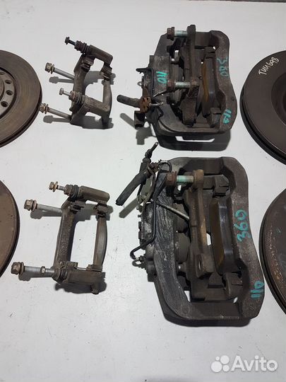 Комплект тормозов 360мм ауди а8 audi a8