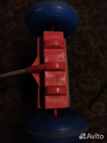 Ретро редкая игрушка каталка СССР