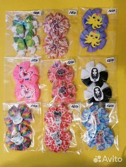 Бантики для волос