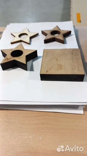 Лазерная резка Фанеры оргстекла акрила до 50мм