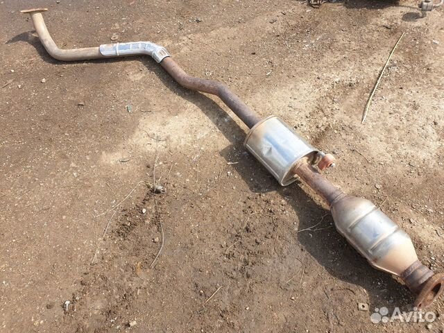 Приемная труба резонатор hyundai solaris kia rio 3