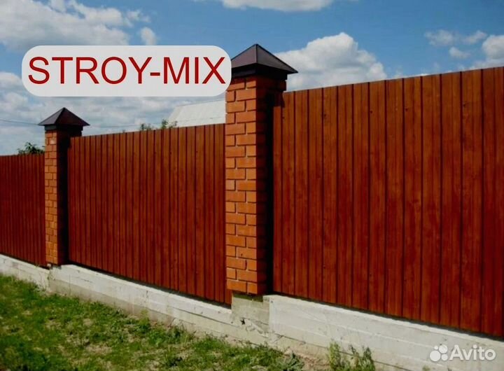 Профнастил под дерево