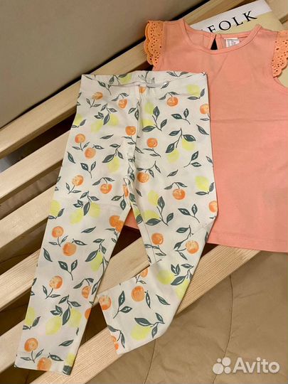 Летняя одежда для девочек 74 80 86 92 98 hm ca