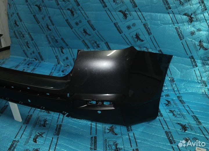 Задний бампер Highlander оригинал бу серый №2