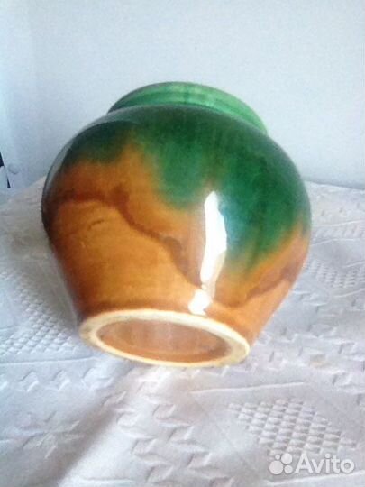 Кувшинчик Горшочек с ручкой Конаково З и К Винтаж