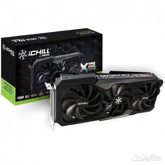 Видеокарта Inno3D GeForce RTX4070 Ti ichill 540046