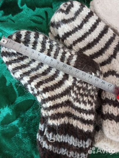 Носки шерстяные ручная вязка