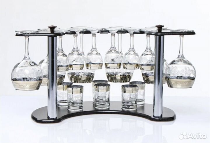 Подарочный набор бокалы, рюмки,стопки новый