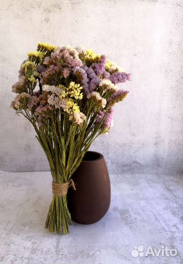 Букет из сухоцветов Статица подарок цветы