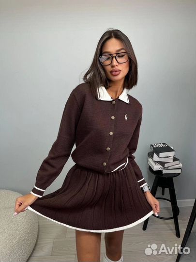 Костюм с юбкой кашемир polo ralph lauren