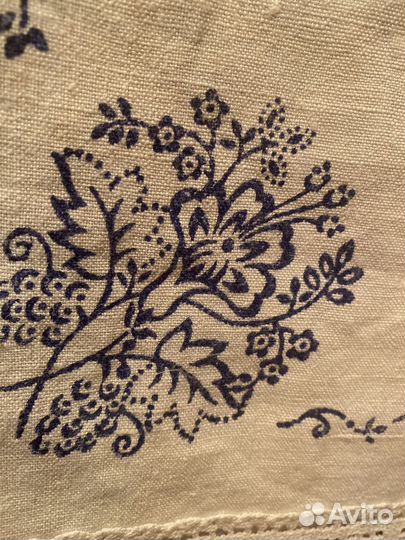 Старинная Скатерть лен