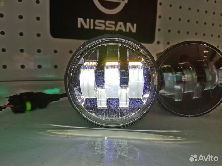 Противотуманные фары Led Nissan Qashqai j11 100w