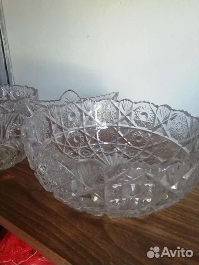 Ваза хрустальная большая СССР
