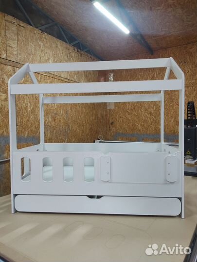 Детская кровать 80 160 домик