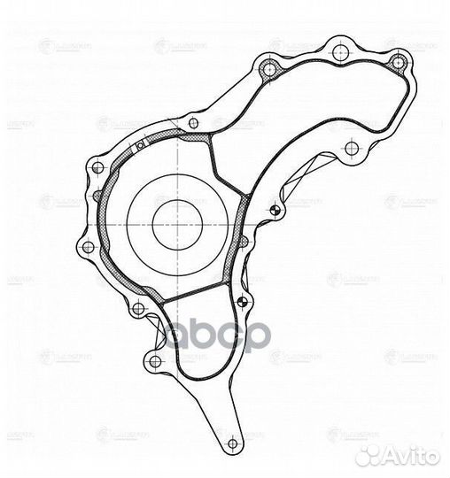 Помпа Jeep Grand Cherokee IV 10- 3.6i Luzar LWP