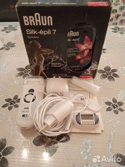 Электро эпилятор Braun новый в полном комплекте