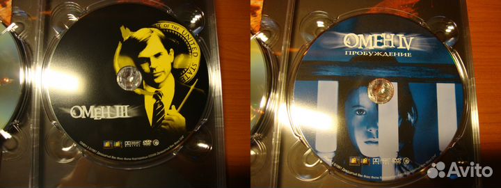 Коллекционные и редкие DVD,BR.Омен,Челюcти и др