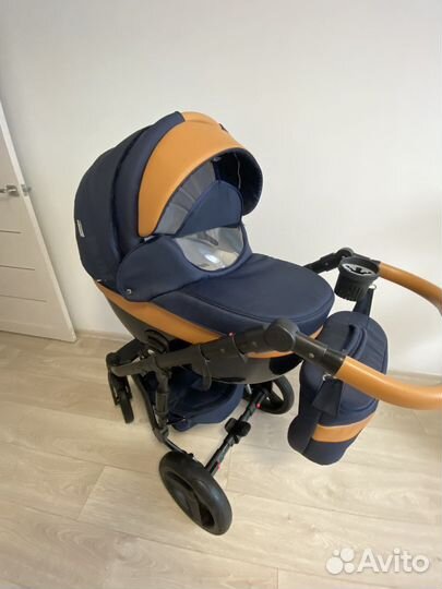Коляска 2 в 1 adamex monte carbon