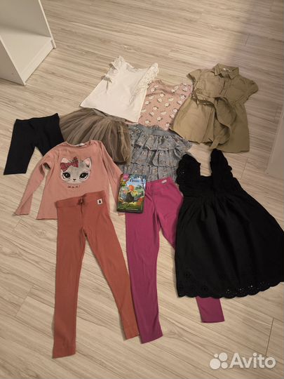 Детские вещи пакетом на девочку 122-128