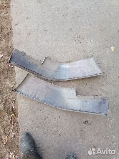 Накладки переднего бампера опель вектра а