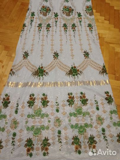 Шторы тюль с люрексом СССР