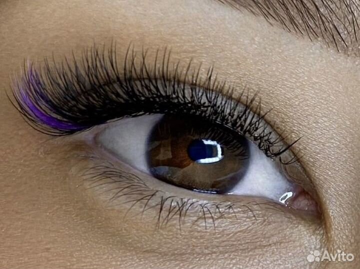 Наращивание ресниц Классическое Объёмное