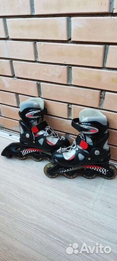 Роликовые коньки детские раздвижные
