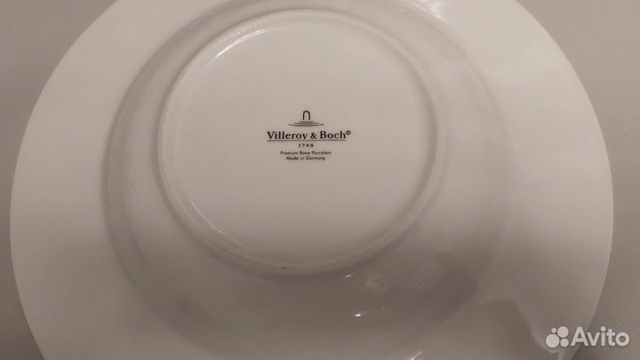 Villeroy boch тарелка 25 см б/у 6 шт