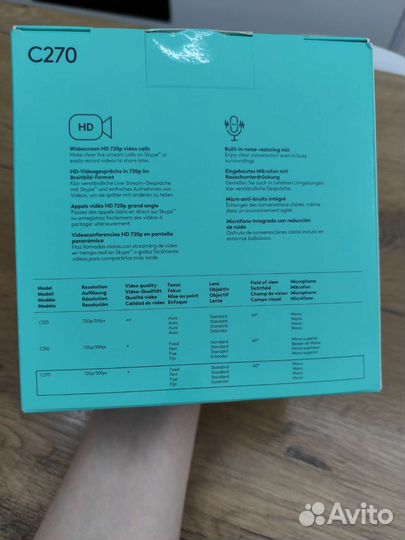 Веб камера Logitech c270