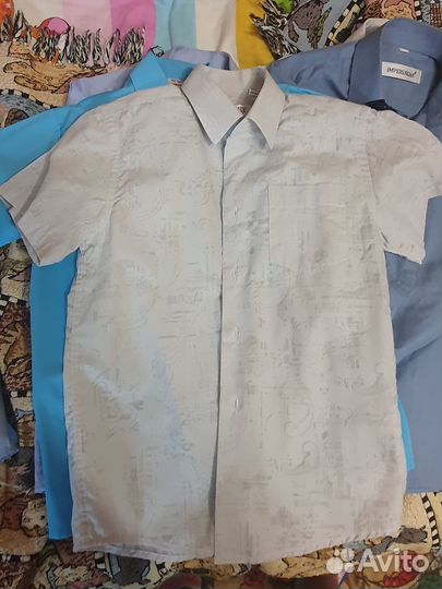 Рубашка с коротким рукавом, размер122