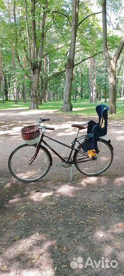 Детское велокресло с доп. крепежом для 2-го велоси