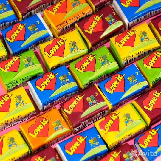 Жевательная резинка Лав Из блок 50 штук