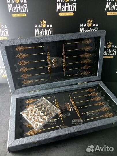 Нарды стеклянные в наличии и на заказ