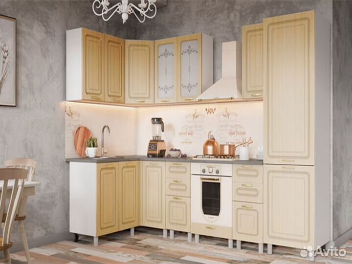 Прованс тумба 4Р1, корп белый фасад 4Р1, столешниц