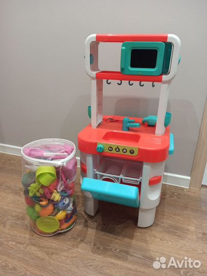 Детская игровая кухня со звуком