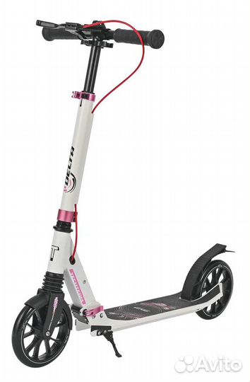 Самокат с ручным тормозом