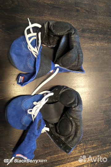 Борцовки для самбо синие