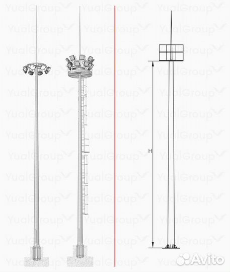 Молниеотвод могк-20