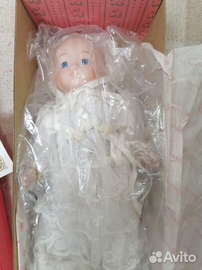 Редкая Винтажная фарфоровая кукла